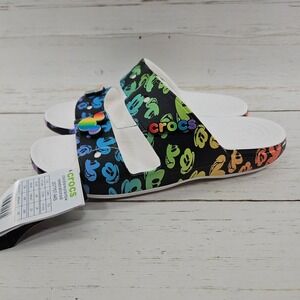 Crocs Classic Disney Rainbow Celebrations Mickey Mouse Sandals Womens 9 Mens 7‎